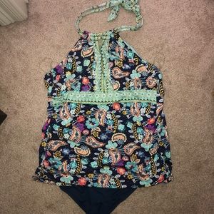 Liz Claiborne tankini set